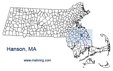 Hanson, MA Map