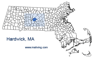 Hardwick, MA Map