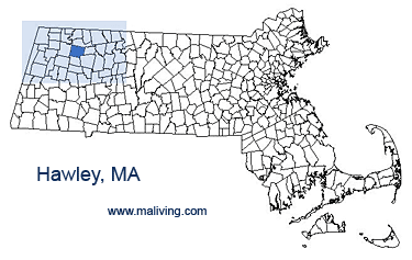 Hawley, MA Map