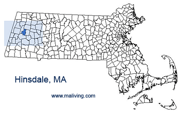 Hinsdale, MA Map