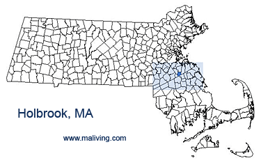 Holbrook, MA Map