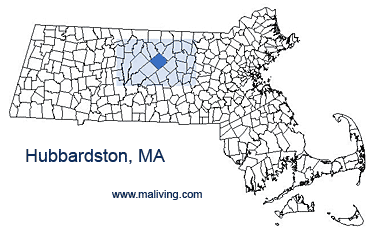 Hubbardston, MA Map