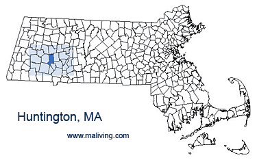 Huntington, MA Map