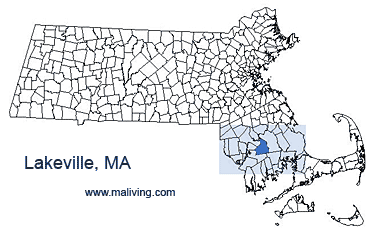 Lakeville, MA Map