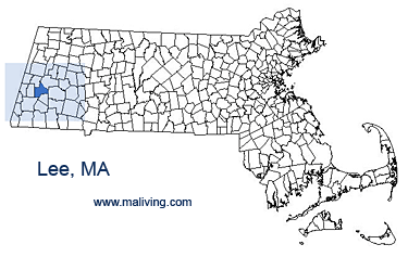 Lee, MA Map