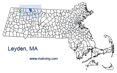 Leyden, MA Map