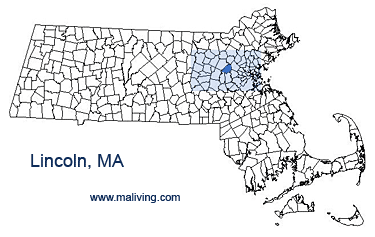 Lincoln, MA Map