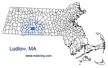 Ludlow, MA Map