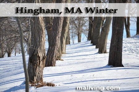 Winter in Hingham, MA - Photo by Sunny