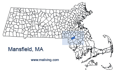 Mansfield, MA Map