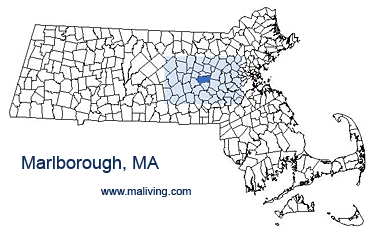 Marlborough, MA Map