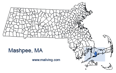 Mashpee, MA Map