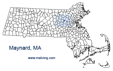 Maynard, MA Map