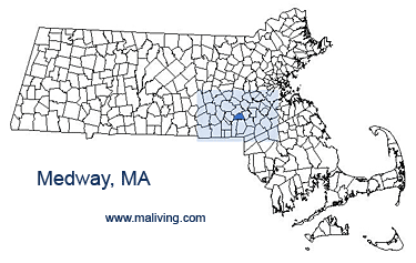 Medway, MA Map