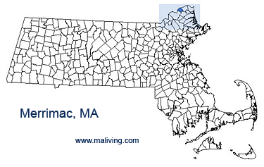 Merrimac, MA Map