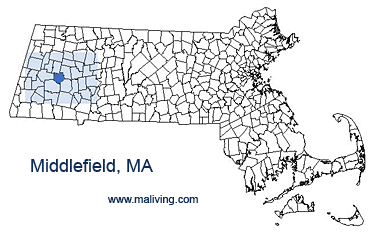 Middlefield, MA Map