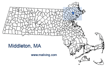 Middleton, MA Map