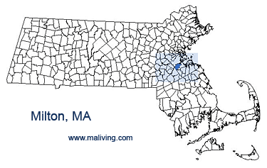 Milton, MA Map