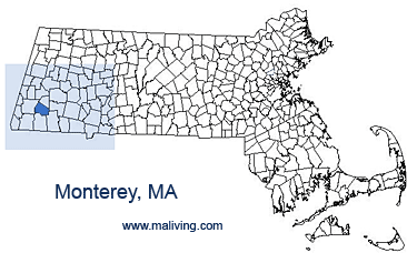 Monterey, MA Map