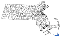 ma, Massachusetts Region Map - Nantucket County