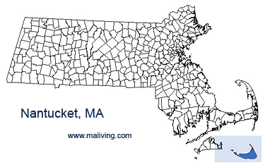 Nantucket, MA Map