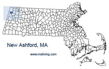 New Ashford, MA Map
