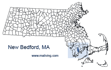 New Bedford, MA Map