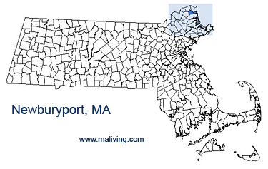 Newburyport, MA Map