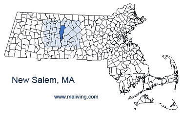 New Salem, MA Map