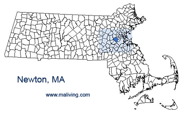 Newton, MA Map