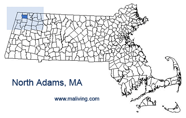 North Adams, MA Map