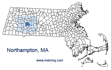 Northampton, MA Map