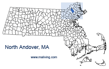 North Andover, MA Map