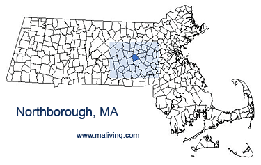Northborough, MA Map