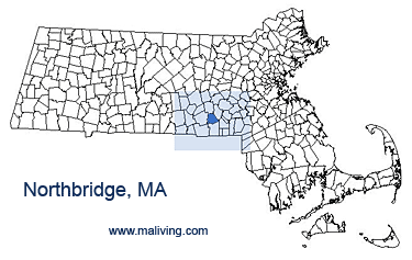 Northbridge, MA Map