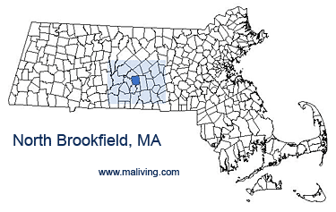 North Brookfield, MA Map North Brookfield, MA Map