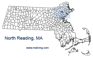 North Reading, MA Map