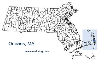 Orleans, MA Map