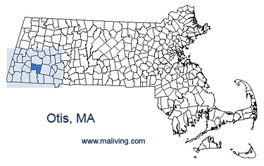 Otis, MA Map
