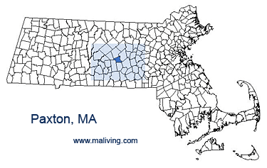Paxton, MA Map