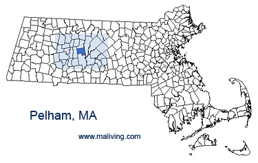 Pelham, MA Map