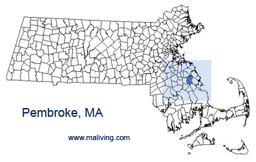 Pembroke, MA Map