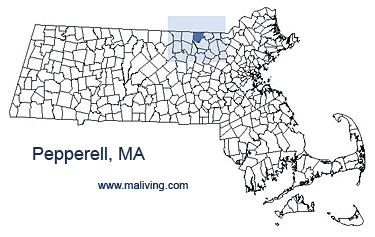 Pepperell, MA Map