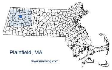 Plainfield, MA Map