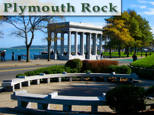 Plymouth Rock, Plymouth, MA - Photo by Tim Grafft/MOTT 