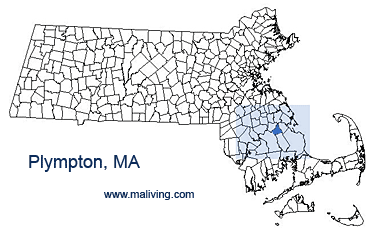 Plympton, MA Map