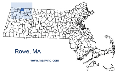 Rowe, MA Map