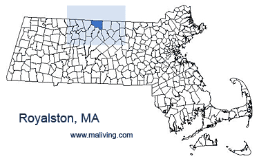 Royalston, MA Map