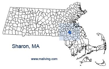 Sharon, MA Map