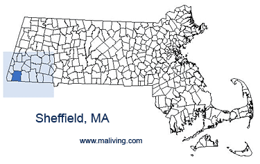 Sheffield, MA Map